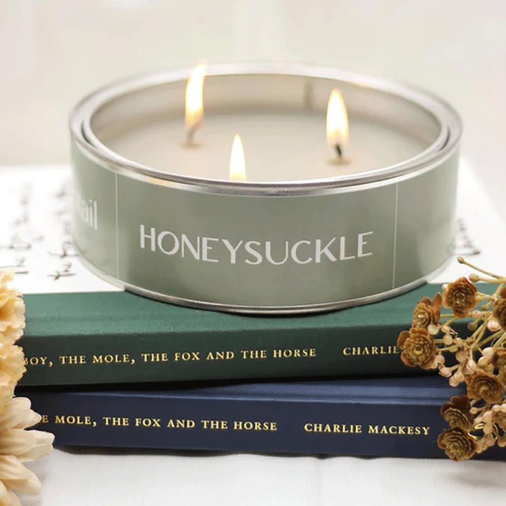 Pintail Candles Honeysuckle Triple Wick Tin Candle Extra Image 3